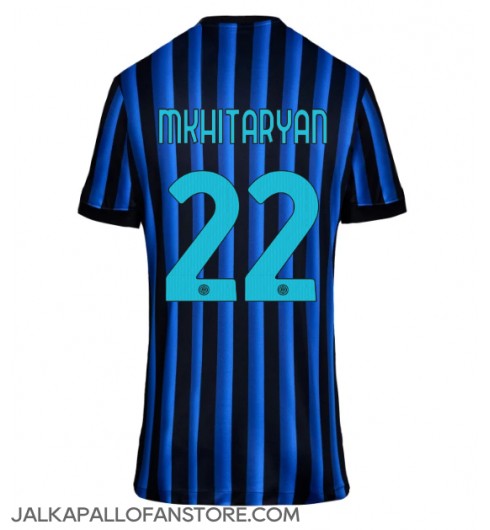 Inter Milan Henrikh Mkhitaryan #22 Kotipaita Naisten 2025-26 Lyhythihainen Inter Milan Henrikh Mkhitaryan #22 Kotipaita Naisten 2025-26 Lyhythihainen